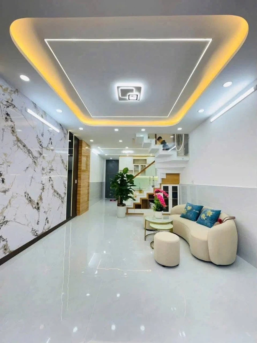 Bán nhà 4x10m 1 trệt 1 lầu 2PN hẻm xe hơi gần chợ Bình Long, Bình Tân - Ảnh thu nhỏ 2