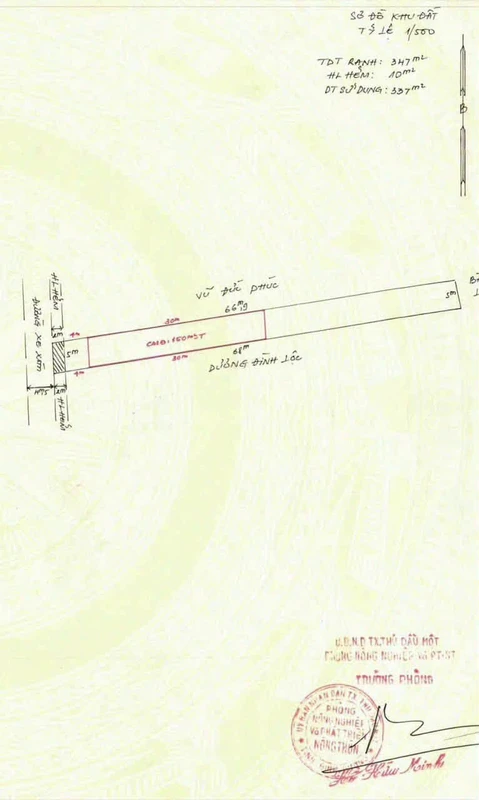 Bán đất Hiệp Thành 337m² – 4 tỷ