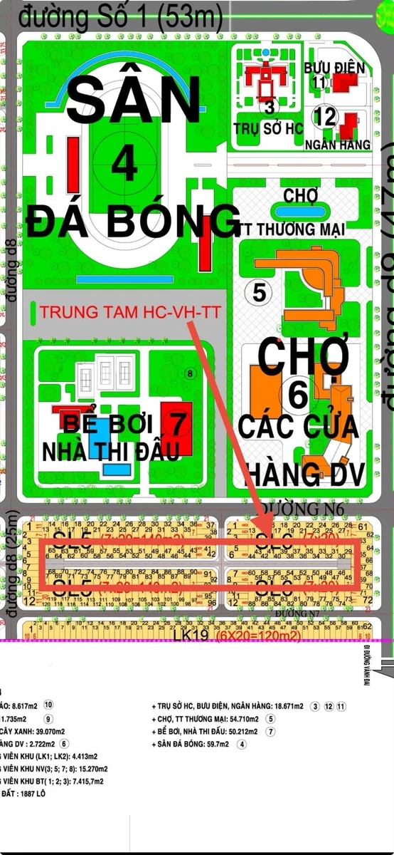 Bán đất HUD 140m² (7x20) hai mặt đường 12m và 26m giá 1,4 tỷ tại Nhơn Trạch - Ảnh 1