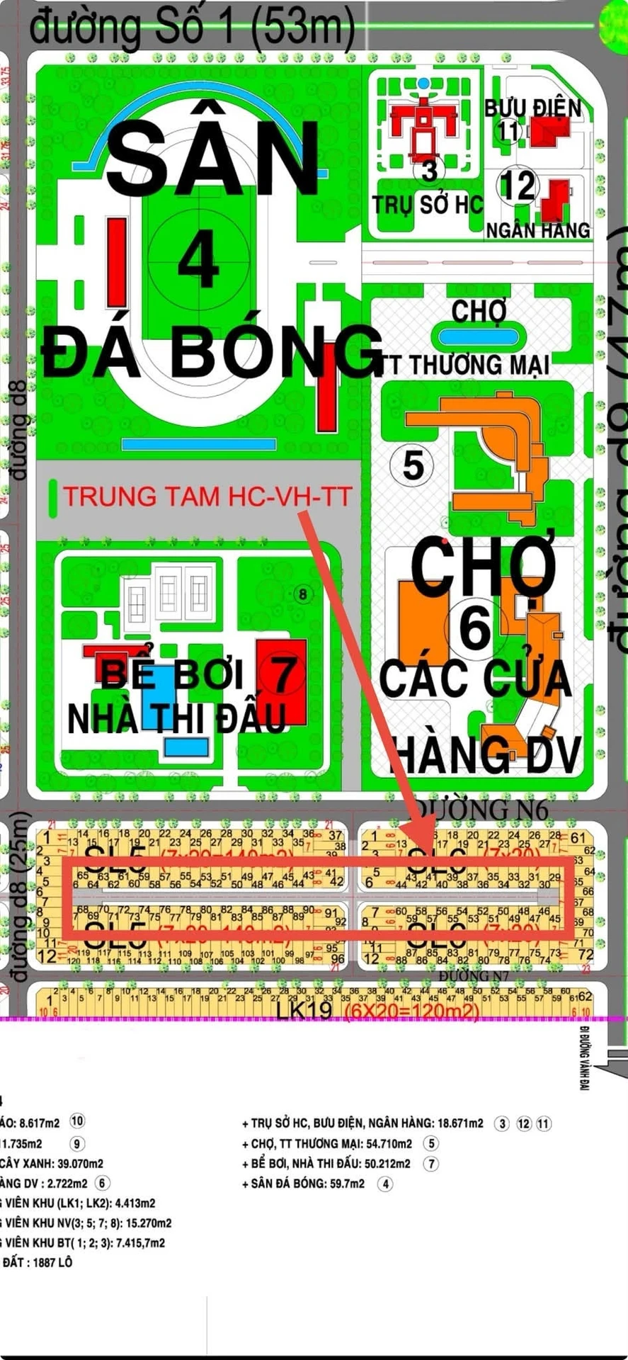 Bán đất HUD 140m² (7x20) hai mặt đường 12m và 26m giá 1,4 tỷ tại Nhơn Trạch - Ảnh 1