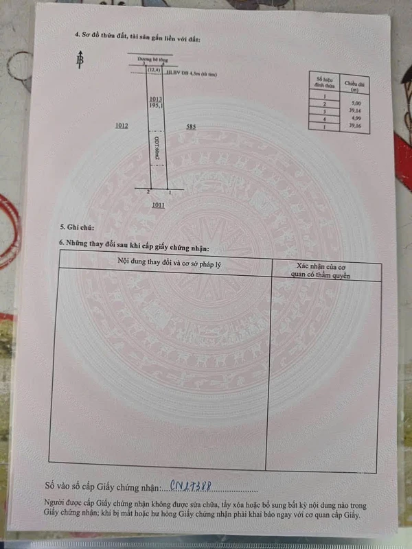 Bán đất Chơn Thành Bình Phước 200m² 5 tỷ