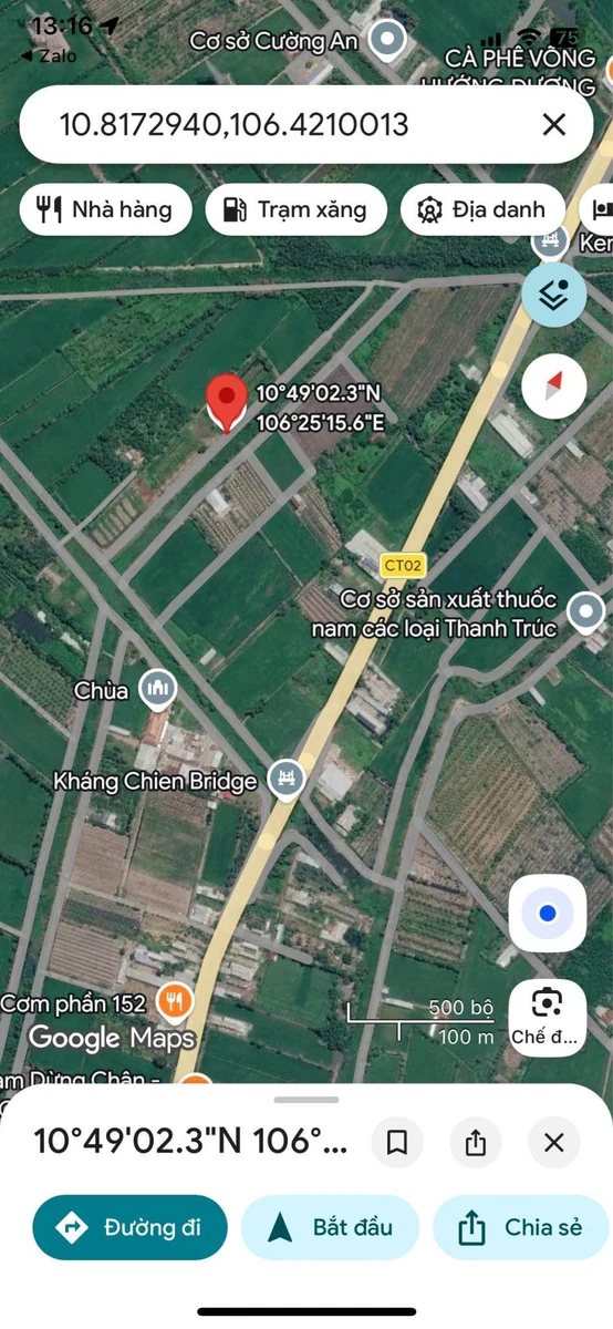 Bán đất Xã Đức Hoà Mới 935m2 giá 1 tỷ 750 triệu - Ảnh 1