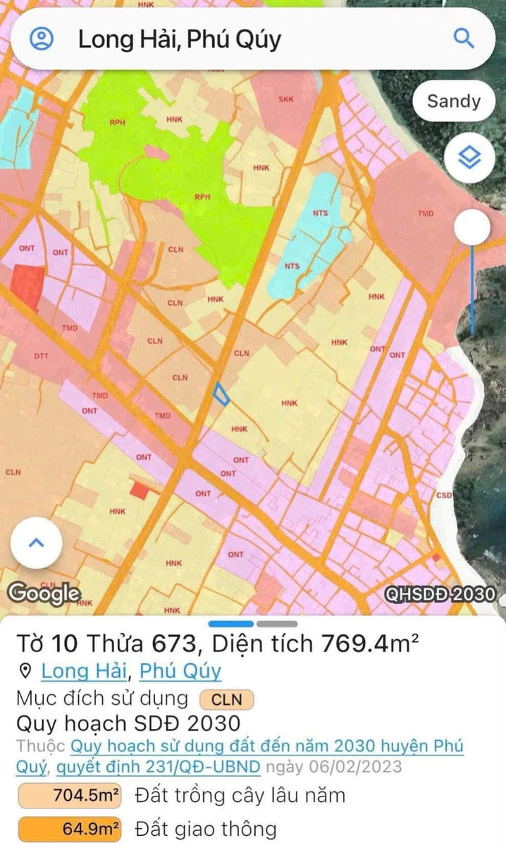 Bán đất 3 mặt tiền đường Tôn Đức Thắng, 763,8m2, đặc khu Phú Quý, cách biển 800m - Ảnh thu nhỏ 4