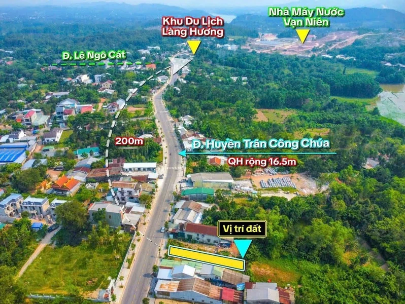 Bán đất mặt tiền Huyền Trân Công Chúa Huế 179m² 22.5 triệu/m²
