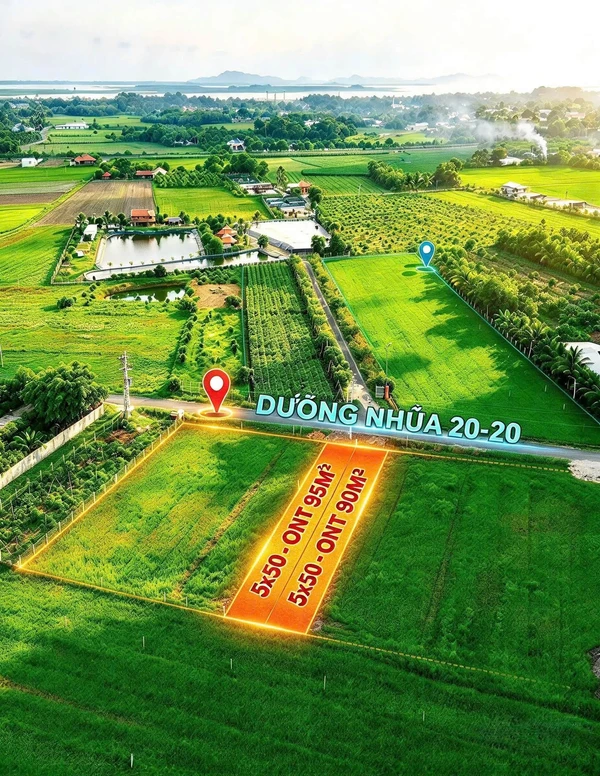 Bán đất nền 95m² Tây Ninh 439 triệu