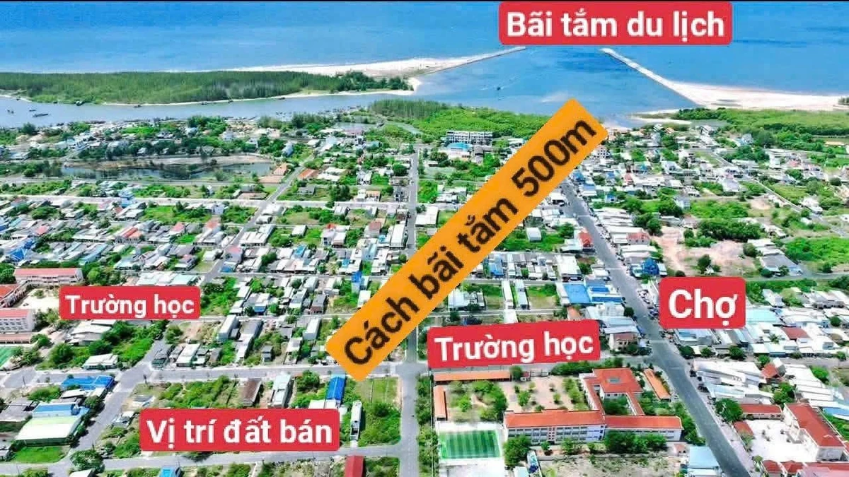 Bán lô đất biển 350m² Phước Hải Mới, Lộc An 2 tỷ - Ảnh 1