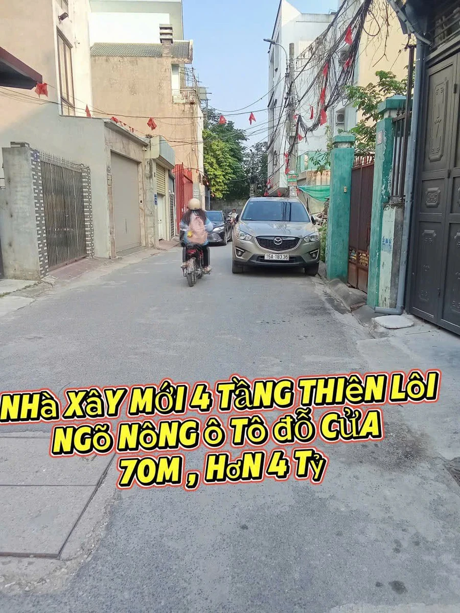 Bán nhà phố 4 tầng 70m Thiên Lôi, hơn 4 tỷ - Ảnh 1