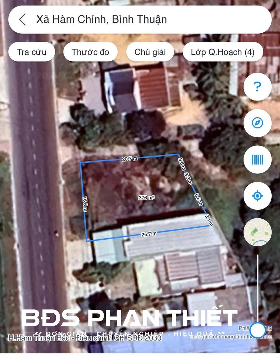 Bán đất mặt tiền Quốc lộ 28, 376 m2, Hàm Chính, Phan Thiết - Ảnh thu nhỏ 3