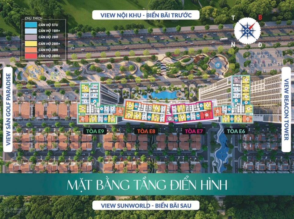 Hàng HOT! Giỏ nội bộ sẵn studio - 1PN + view biển trực diện biển, Sun World. Chiết khấu thẳng 24,5% - Ảnh thu nhỏ 4