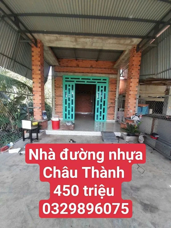 Bán nhà mặt tiền 515m² Châu Thành, Tây Ninh, giá 450 triệu