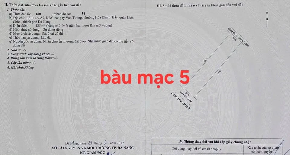 Bán cặp đất Bàu Mạc 250m2 gần biển, 13,5 tỷ - Ảnh thu nhỏ 2
