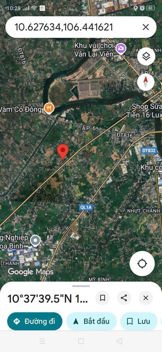 Bán đất 1000m2 Bến Lức Tây Ninh 1 tỷ 100 triệu - Ảnh 1