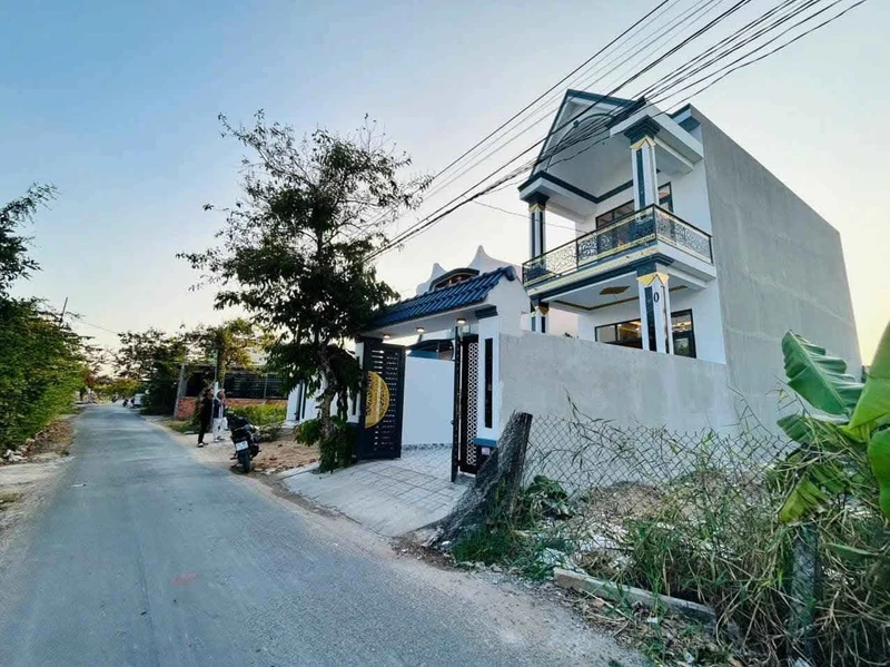Bán nhà mặt tiền 4,5x23m (103,5m²) Xã Mỹ Lộc, Cần Giuộc