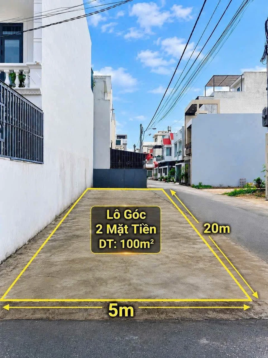 Bán 2 lô đất góc 2 mặt tiền 100m2 và 97m2 Biên Hòa - Ảnh 1