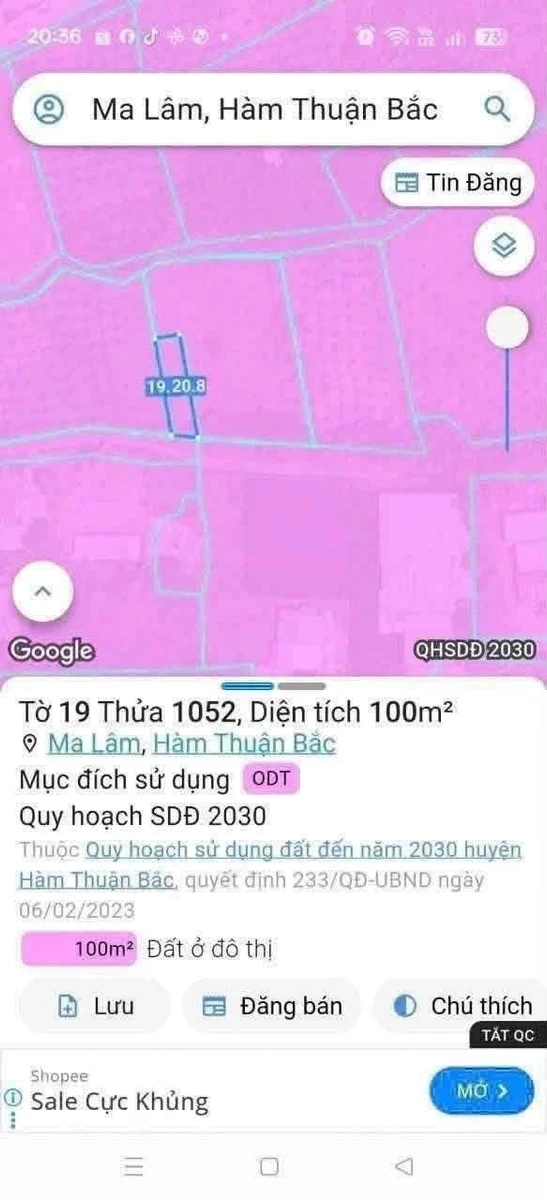 Bán đất thổ cư 1 sào tại Ma Lâm, Bình Thuận - 4 tỷ - Ảnh thu nhỏ 4