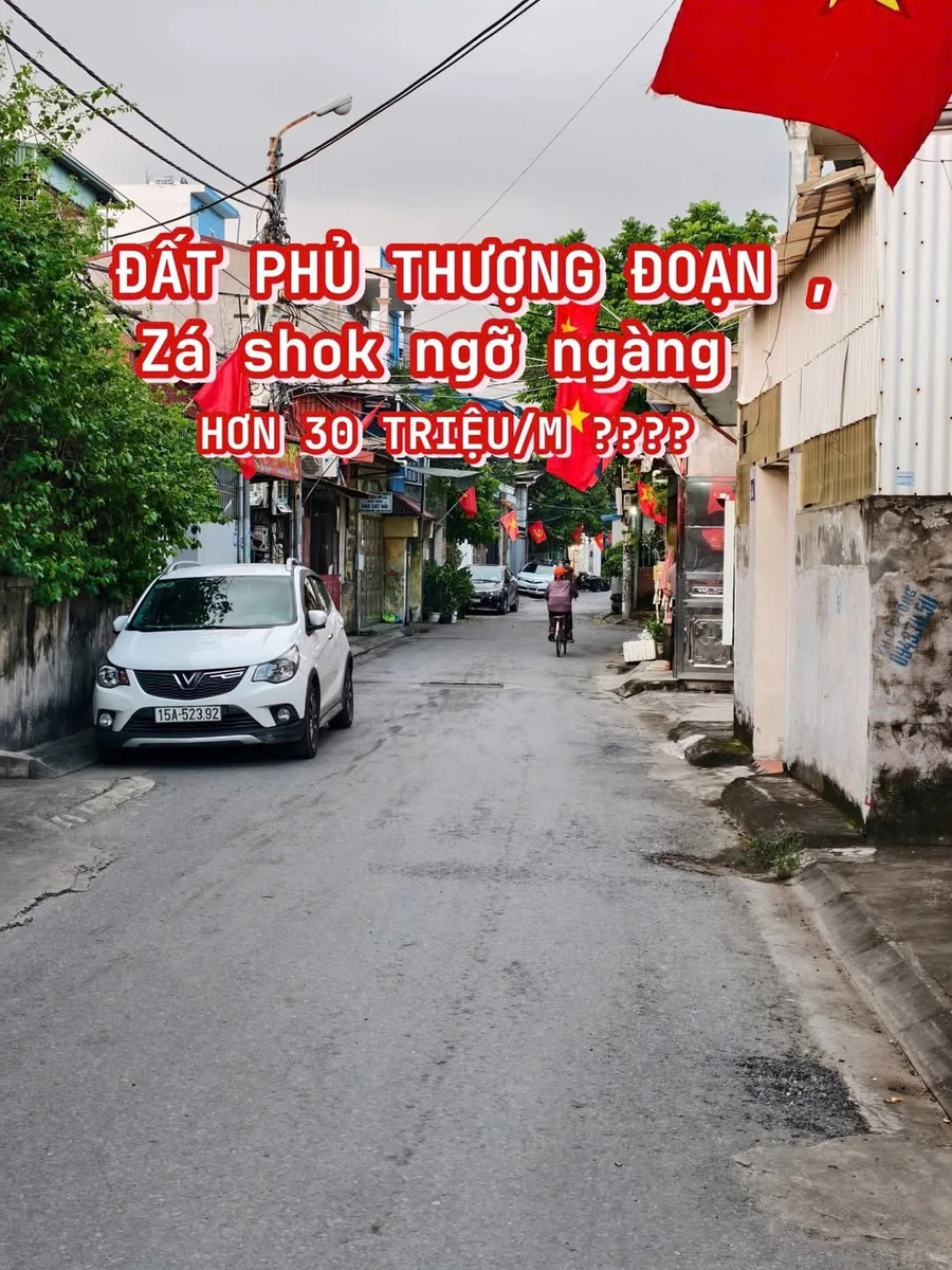 Bán đất 108m² mặt tiền 4,5m Phủ Thượng Đoạn, ô tô vào tận cửa - Ảnh 1