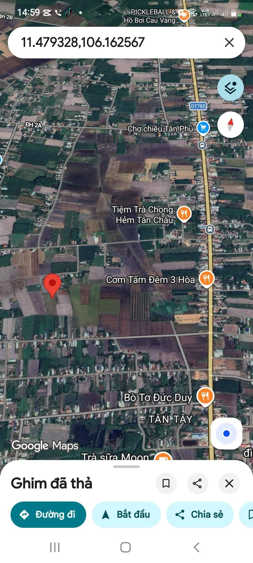 Bán đất Tân Châu 400m² 1,8 tỷ - Ảnh 1