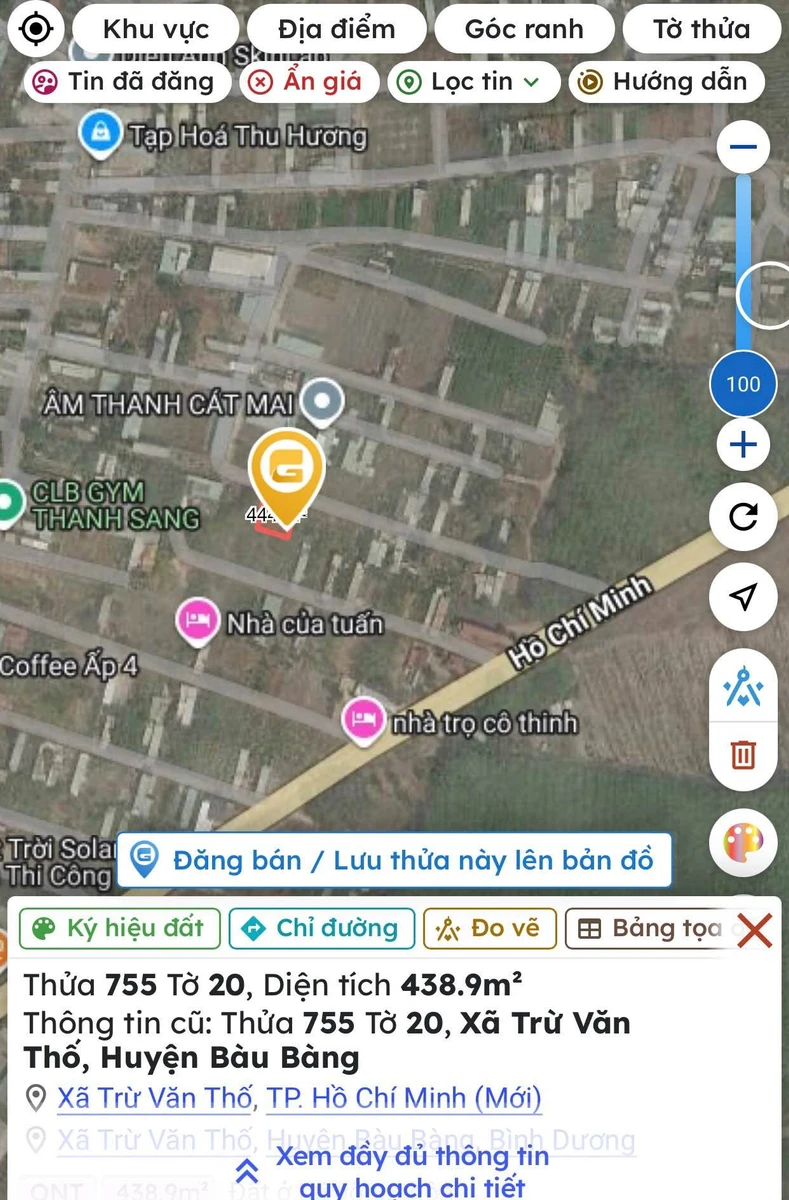 Bán đất 440m² giá 2 tỷ 5 Chơn Thành - Ảnh thu nhỏ 4