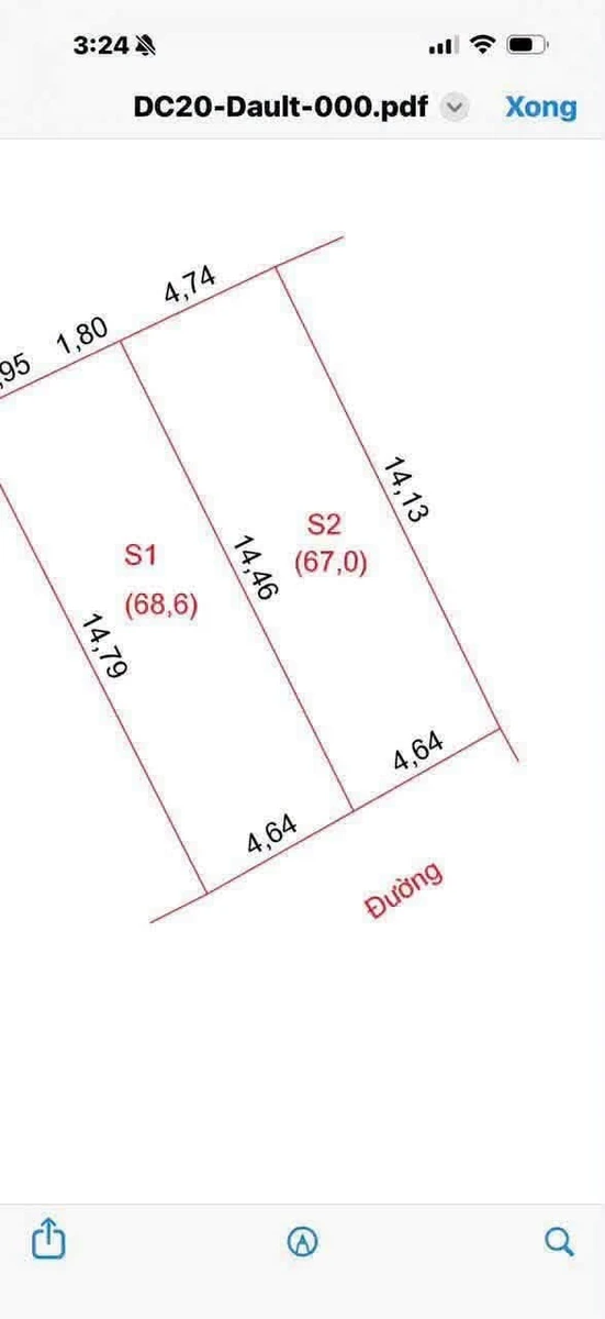 Bán đất nền 67-68m2 ngõ Hà Huy Tập, Tân Bình, giá 2 tỷ 2 - Ảnh thu nhỏ 2