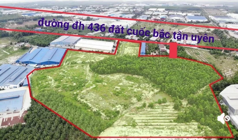 Bán lô đất 6.2 ha Bình Dương 168 tỷ