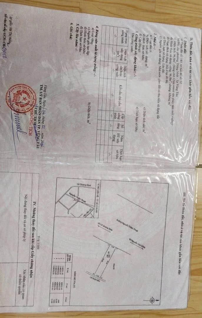 Bán nhà mặt tiền Nguyễn Thiện Thuật, Vũng Tàu, 96.8m², 8.5 tỷ - Ảnh 1