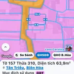 Bán đất Tân Phong Biên Hòa 1 tỷ 950 triệu 63m² - Ảnh thu nhỏ 2