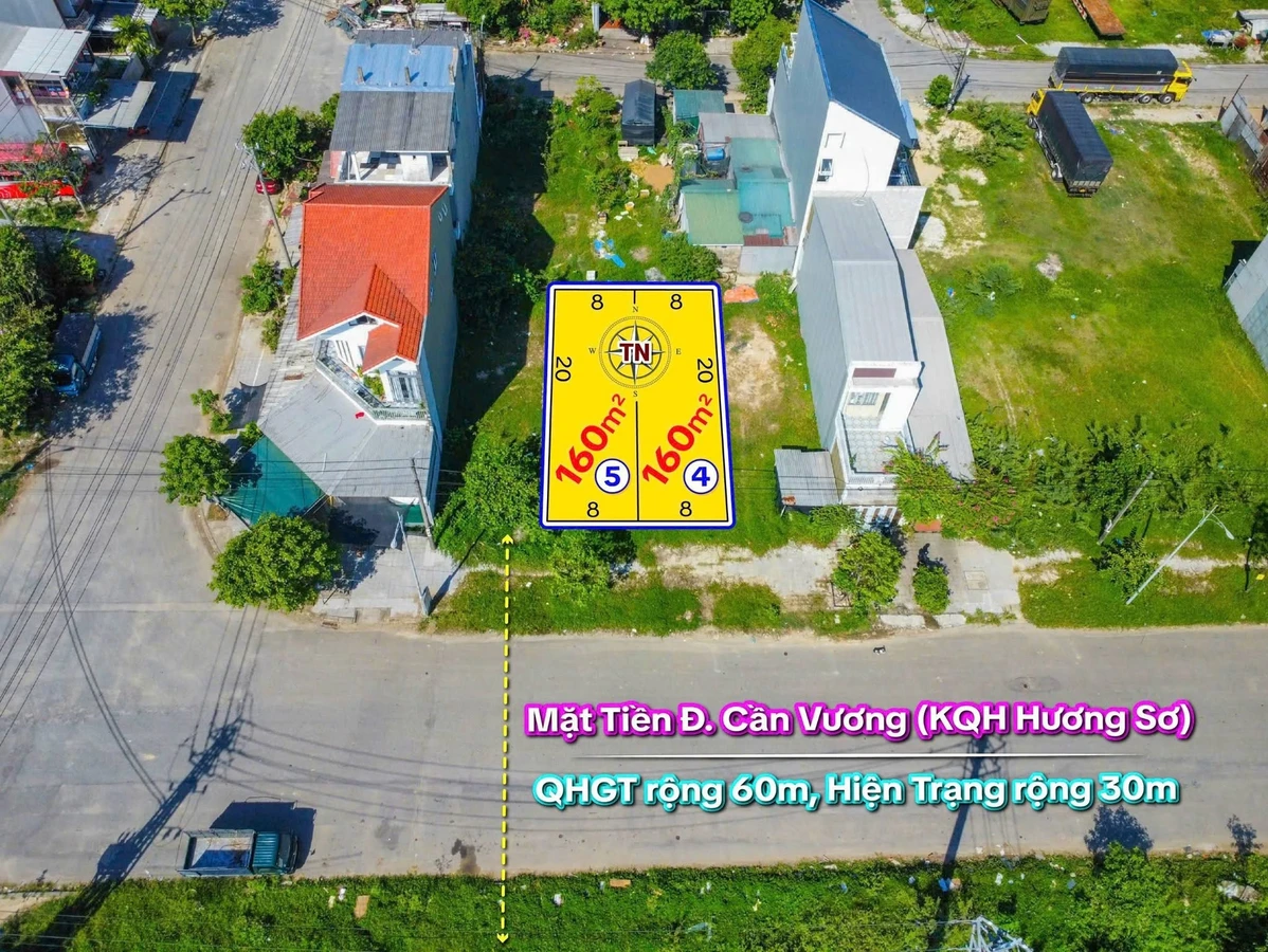 Bán đất mặt tiền Cần Vương 160m² Huế, giá 28 triệu/m² - Ảnh thu nhỏ 5