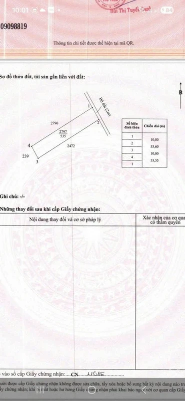 Bán 535m² đất vườn sổ riêng Tân Thành Thủ Thừa