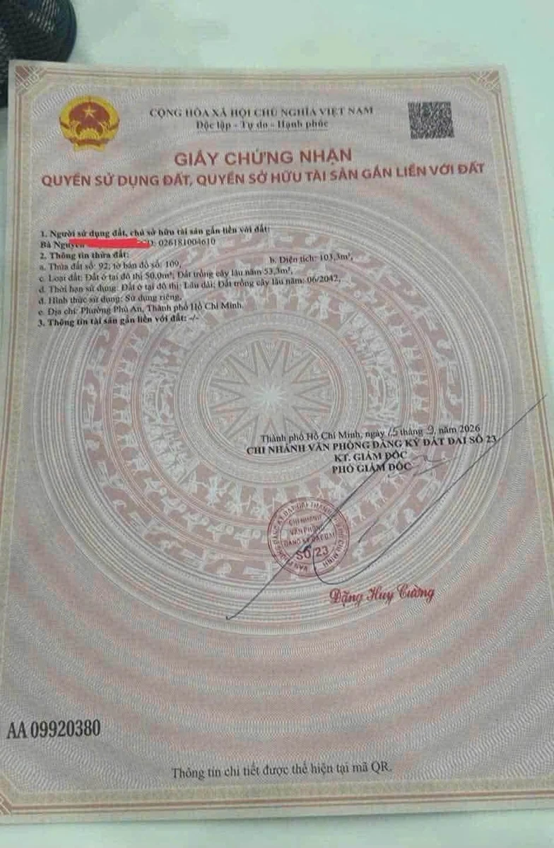 Bán đất Hiệp An, Thủ Dầu Một 50 m² giá 1 tỷ 490 triệu - Ảnh thu nhỏ 2