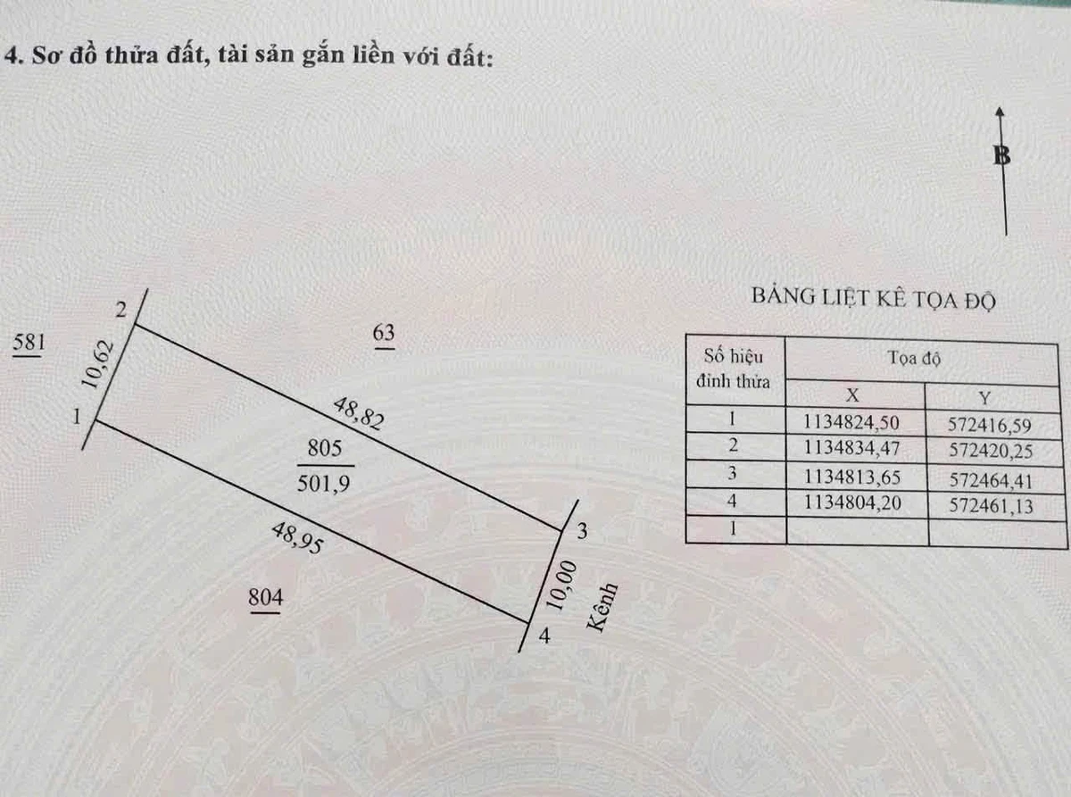Bán nền biệt thự Phú Tân 500m², mặt tiền đường 900 triệu - Ảnh thu nhỏ 2