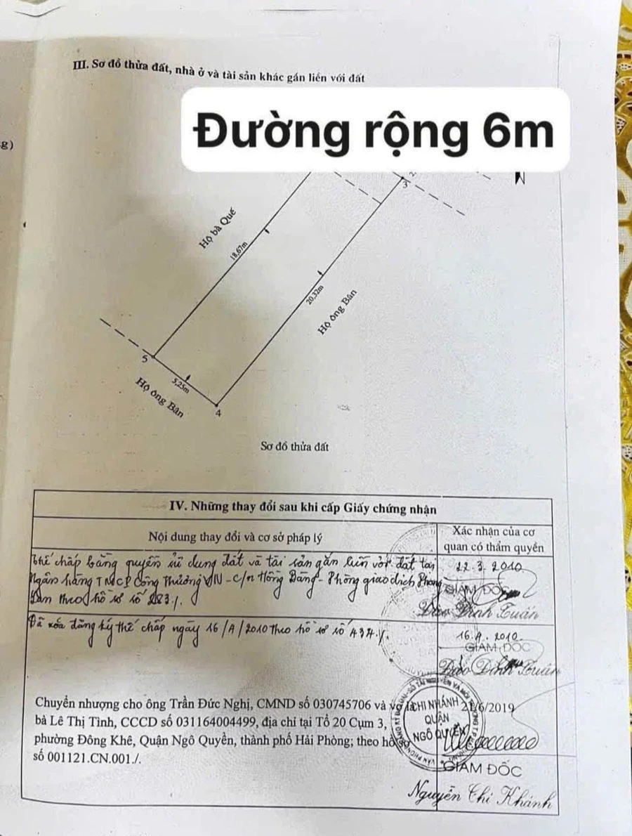 Bán đất 105m² mặt đường Chợ Đông Khê, Hải Phòng 6,5 tỷ - Ảnh thu nhỏ 2