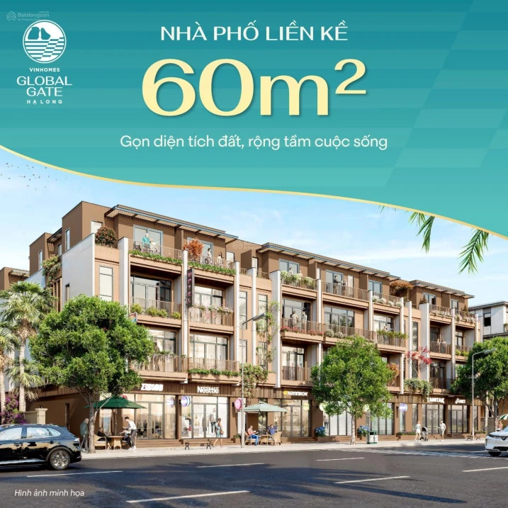 Chỉ từ 1,3 tỷ vốn ban đầu có ngay căn liền kề 60m2 Vinhomes Global Gate Hạ Long gần công viên - Ảnh 1