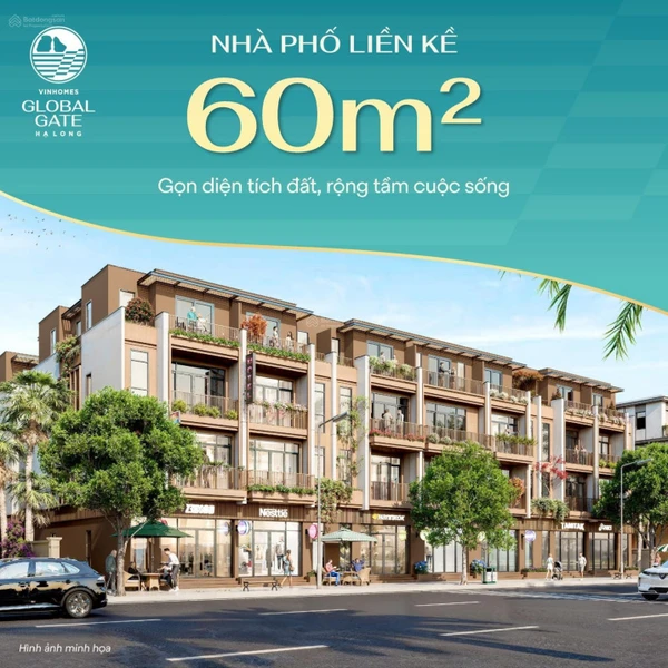 Chỉ từ 1,3 tỷ vốn ban đầu có ngay căn liền kề 60m2 Vinhomes Global Gate Hạ Long gần công viên
