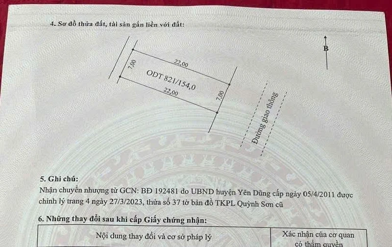 Bán đất Tân An 160m² mặt tiền 7m giá 11 tỷ