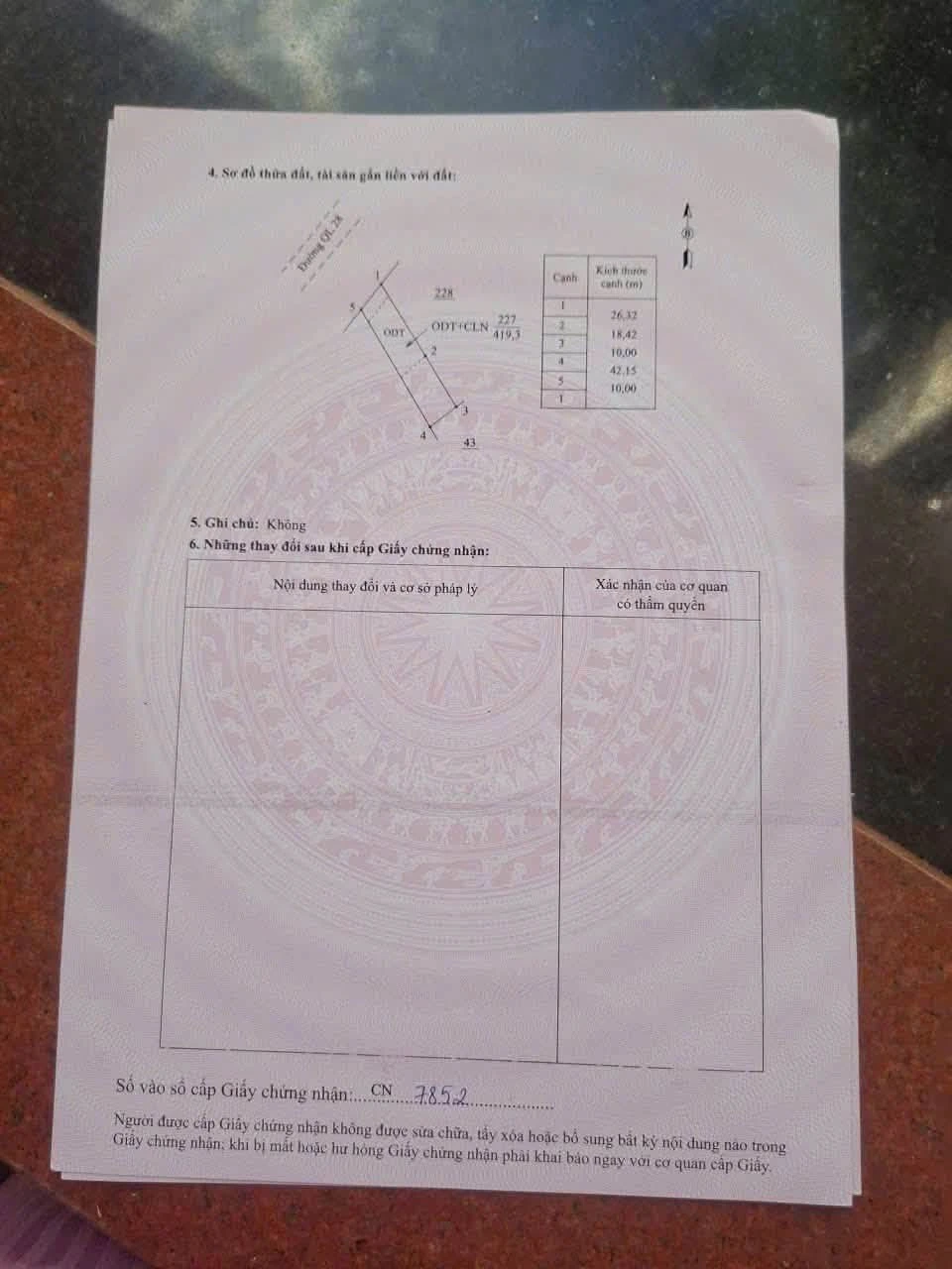 Bán gấp đất 10x45m mặt tiền Quốc lộ 28, 200m2 thổ cư, Gia Nghĩa, Đắk Nông - Ảnh 1