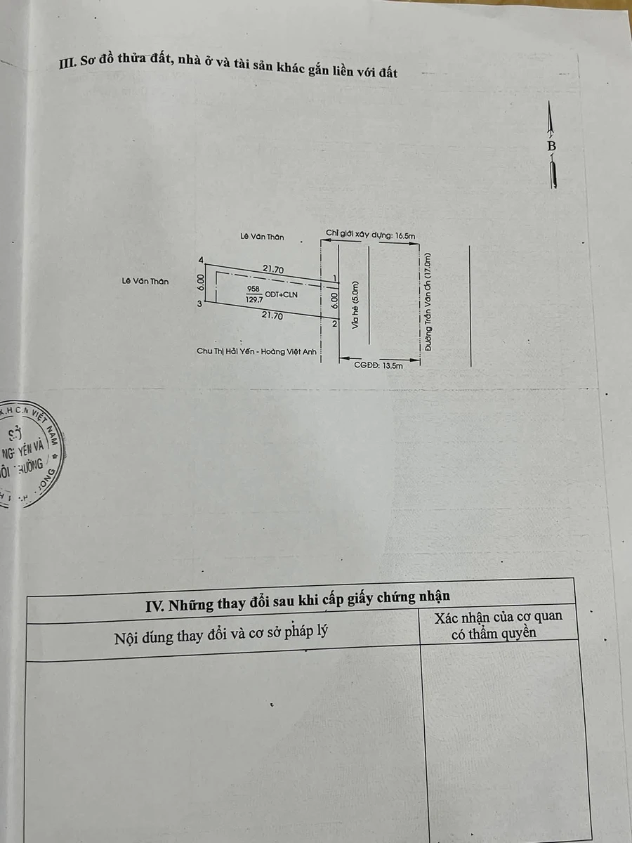 Bán đất mặt tiền Trần Văn Ơn, Thủ Dầu Một, 130m² - 13 tỷ - Ảnh 1