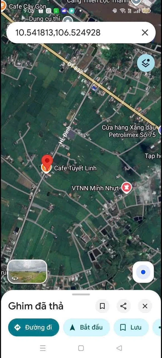 Bán đất Tân Trụ 250m² 1 tỷ 120 triệu, mặt tiền nhựa - Ảnh thu nhỏ 2