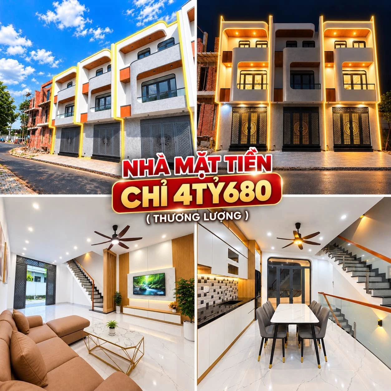 Bán nhà mặt tiền Lương Thế Vinh 5×10,5m (170m²), 4 tỷ 680 - Ảnh 1
