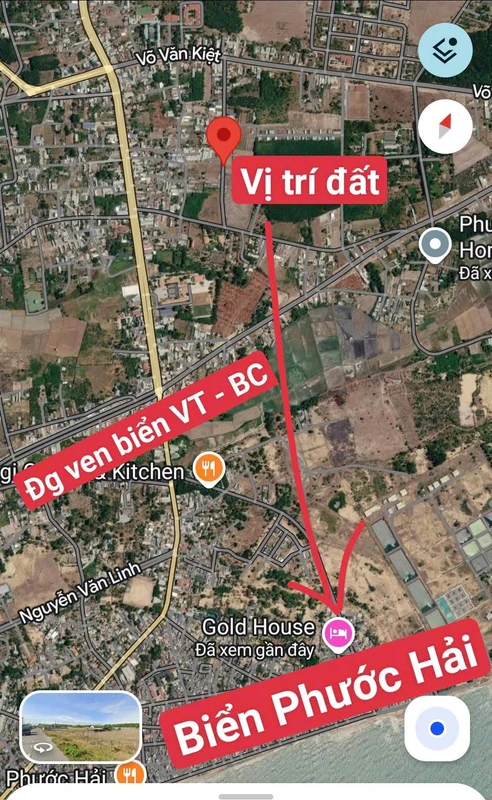 Bán đất gần biển Phước Hải 5.337m² giá 15 tỷ