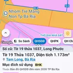 Bán đất mặt tiền Hương Lộ 2, Bà Rịa, 1.173 m² - 4,5 tỷ - Ảnh thu nhỏ 1
