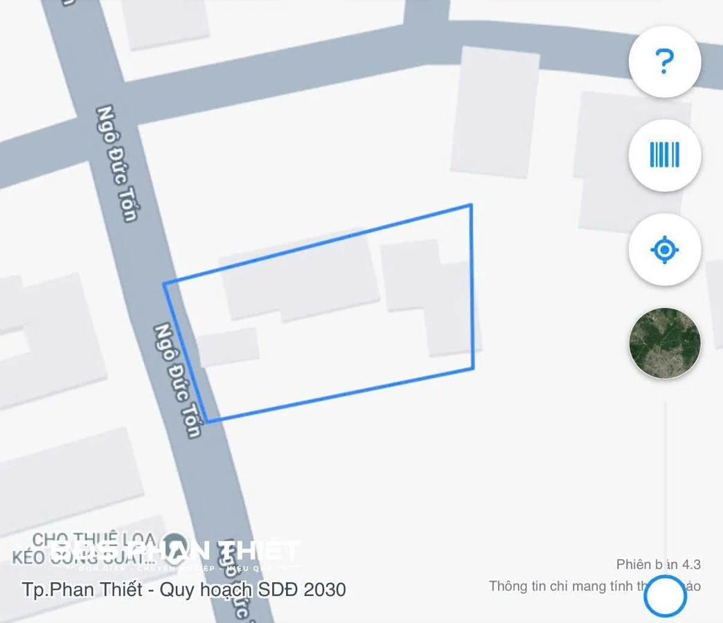Bán đất mặt tiền Ngô Đức Tốn, Phú Thủy 592 m², 4.5 tỷ - Ảnh thu nhỏ 2