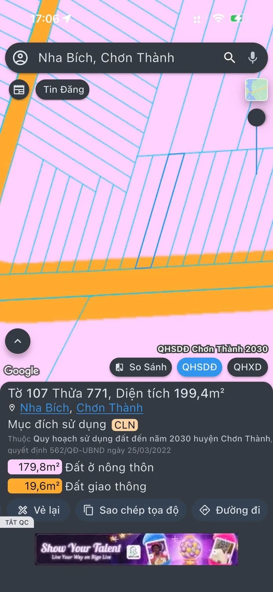 Bán đất 5m mặt tiền Nha Bích, Bình Dương, 200m2, 7 tỷ - Ảnh thu nhỏ 4