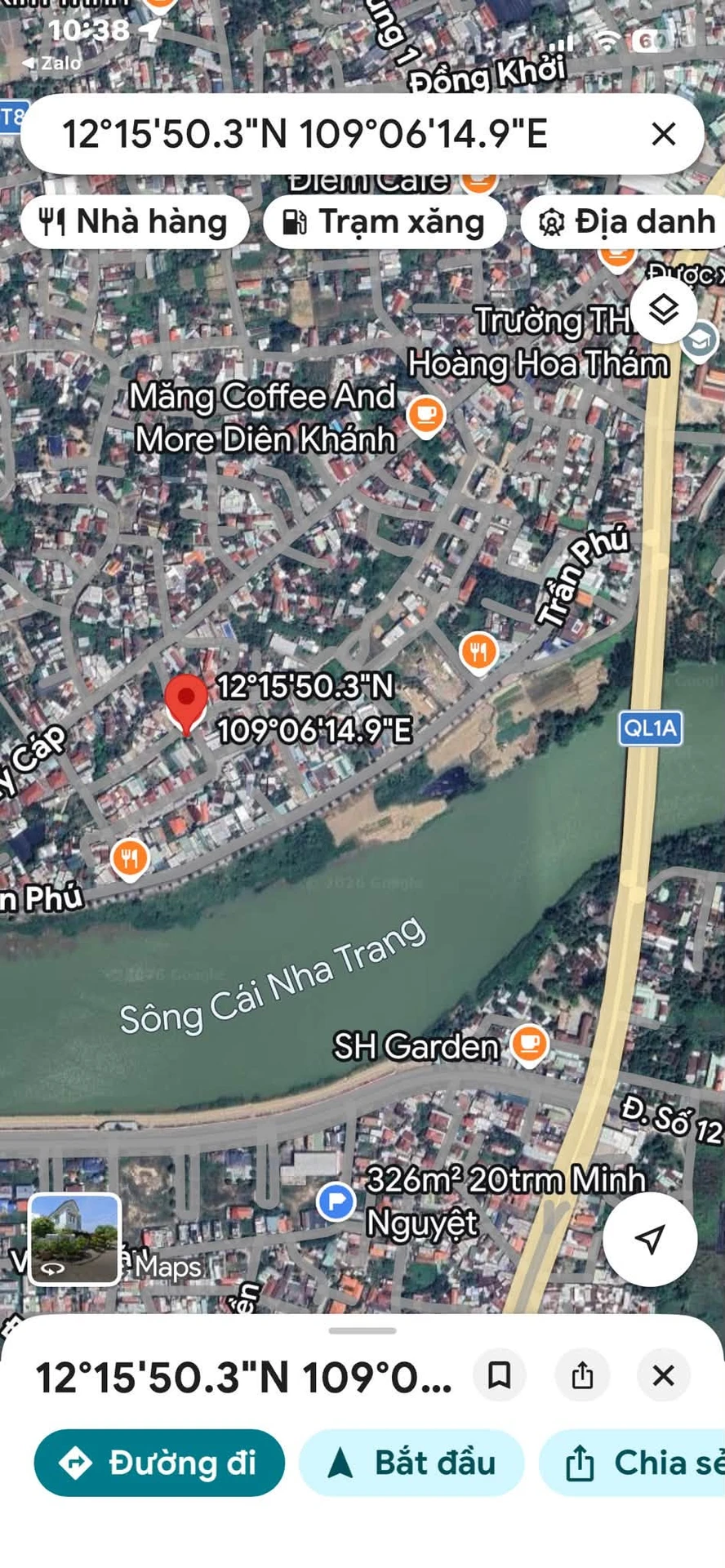 Bán đất 247m² gần bờ kè Trần Phú, Diên Khánh chỉ 2,5 tỷ - Ảnh 1
