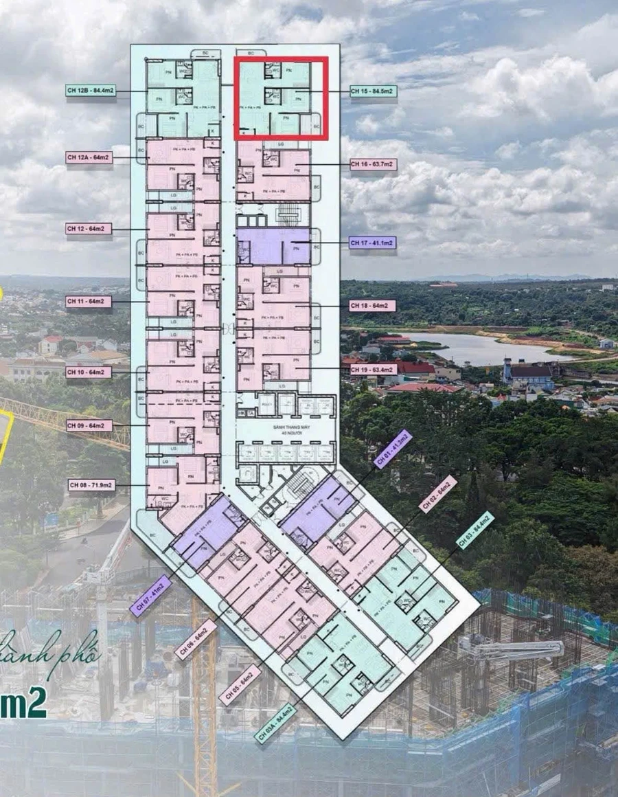 Bán căn hộ 3PN 85m² tại EcoPalace Buôn Ma Thuột - Ảnh 1