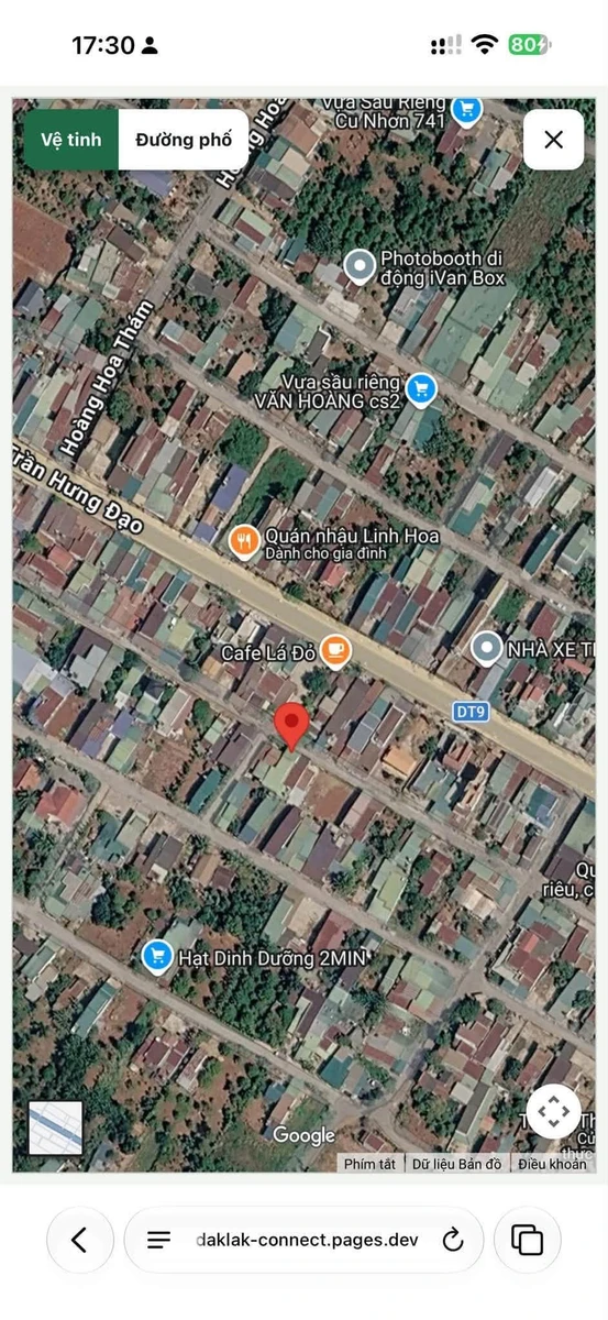 Bán đất Nguyễn Hữu Thọ Phước An 138m² sổ hồng Đắk Lắk - Ảnh 1