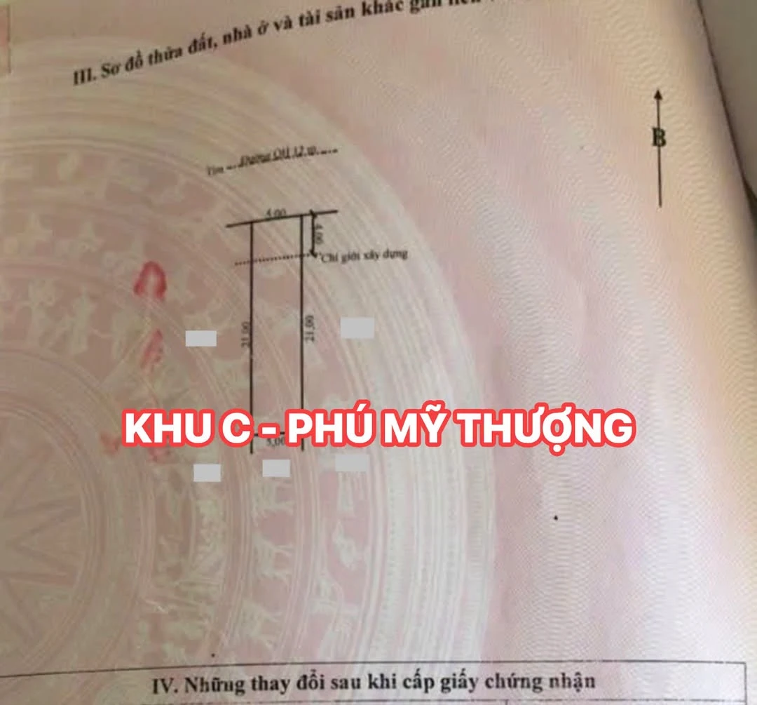 Bán đất mặt tiền 105m² Phú Mỹ Thượng, Huế - Ảnh 1