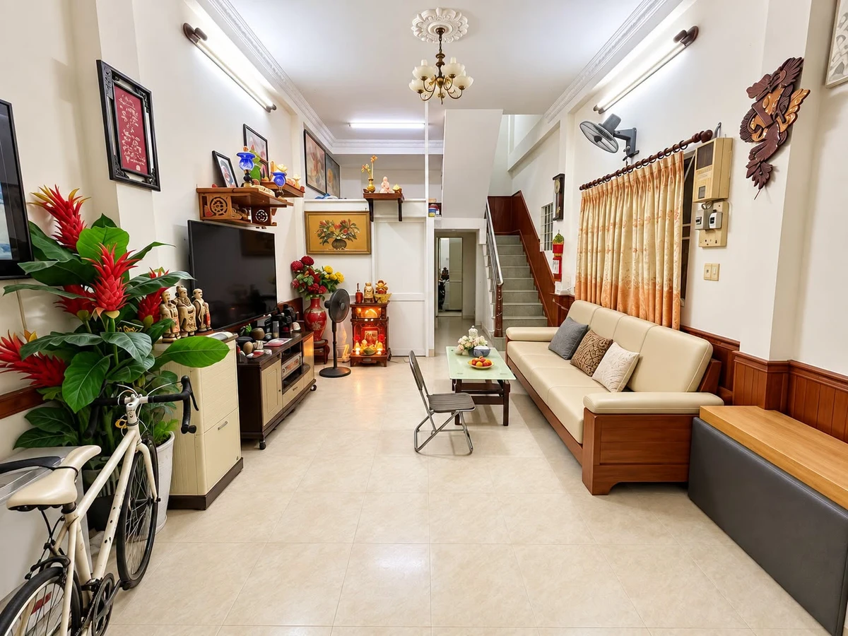 Bán nhà 93m² 4 tầng đường Đinh Tiên Hoàng gần cầu Bông, Bình Thạnh, giá 12,9 tỷ - Ảnh thu nhỏ 4
