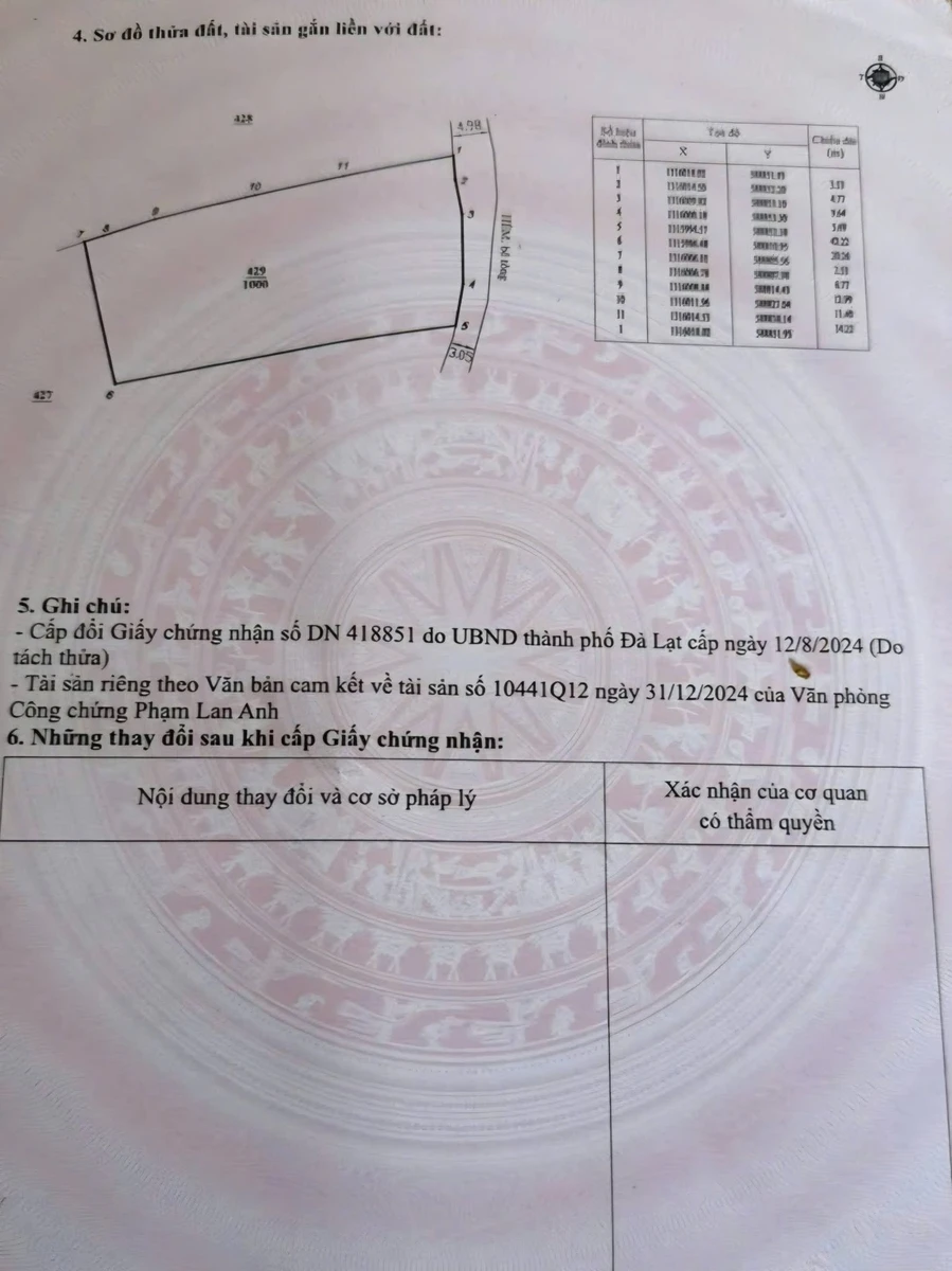 Bán đất Trạm Hành Đà Lạt 1000m2 sổ riêng 1.5 tỷ - Ảnh thu nhỏ 2
