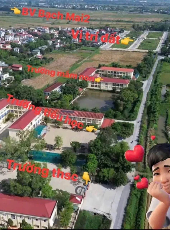 Bán lô góc 2 mặt tiền 131.7 m2 gần Bạch Mai, Hà Nội