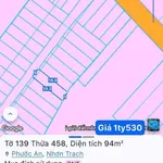 Bán đất Vĩnh Thanh, 94-101m2, 1 tỷ 530 triệu - Ảnh thu nhỏ 1
